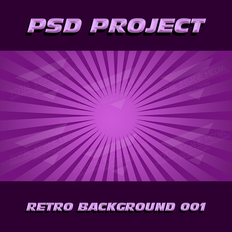 PSD Projekt - Hintergrund Retro 001